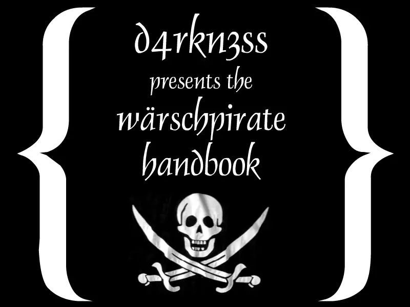 The Wärschpirate Handbook logo