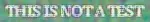This is not a test logo