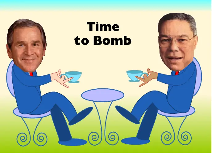 Time to Bomb Saddam! logo