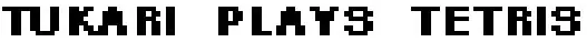 Tukari Plays Tetris -FLASH- logo