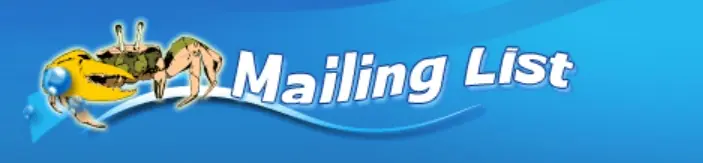 Underwater World Singapore Mailing List Banner logo