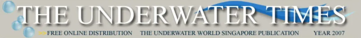 Underwater World Singapore Underwater News Banner logo