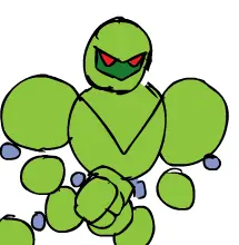 Vectorman style logo