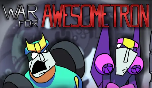 War for Awesometron logo