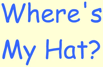 Where's My Hat? logo