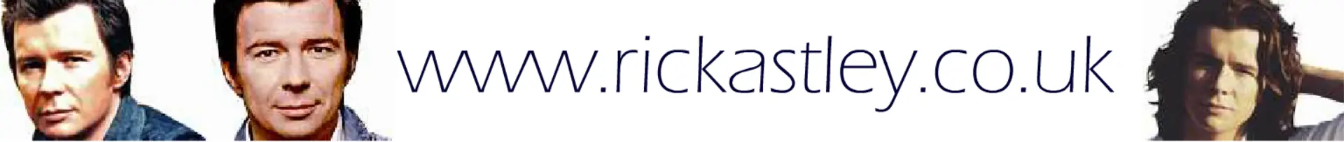 www.rickastley.co.uk Banner logo