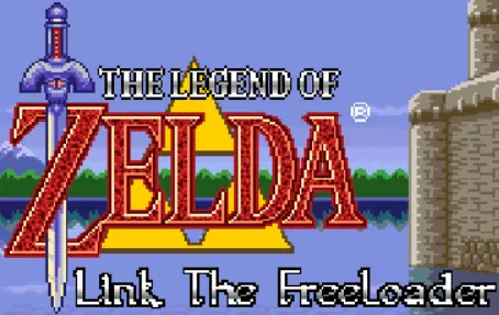 Zelda 3: Freeloading Link logo