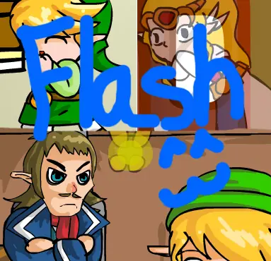 Zelda: DS clip madness logo