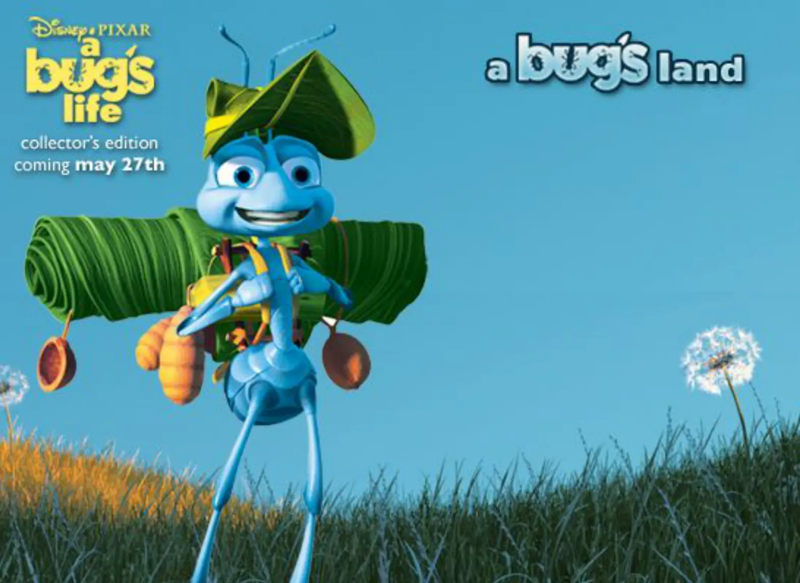 A Bug's Life A Bug's Land logo