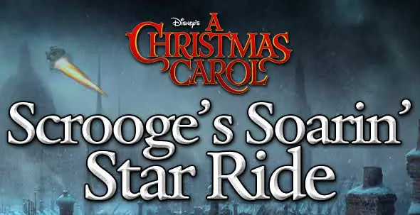 A Christmas Carol: Scrooge's Soarin' Star Ride logo