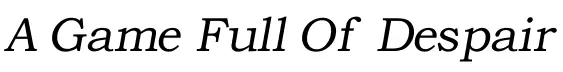 A Game Full Of Despair logo