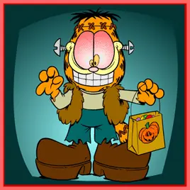 A Garfield Jumbled Jigsaw: Halloween Puzzle logo