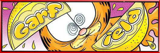 A Garfield Jumbled Jigsaw: July 2002 Logo logo