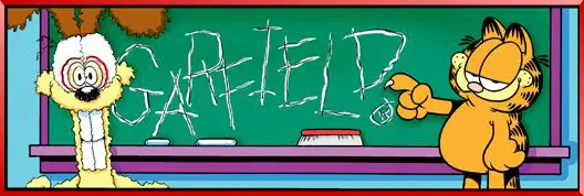 A Garfield Jumbled Jigsaw: September 2002 Logo logo