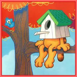 A Garfield Jumbled Jigsaw: September 2002 Square logo