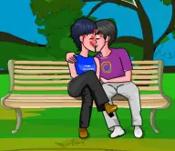 A Kiss in the Park logo
