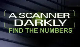 A Scanner Darkly - Find the Numbers logo