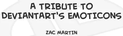 A Tribute to deviantART's Emoticons logo
