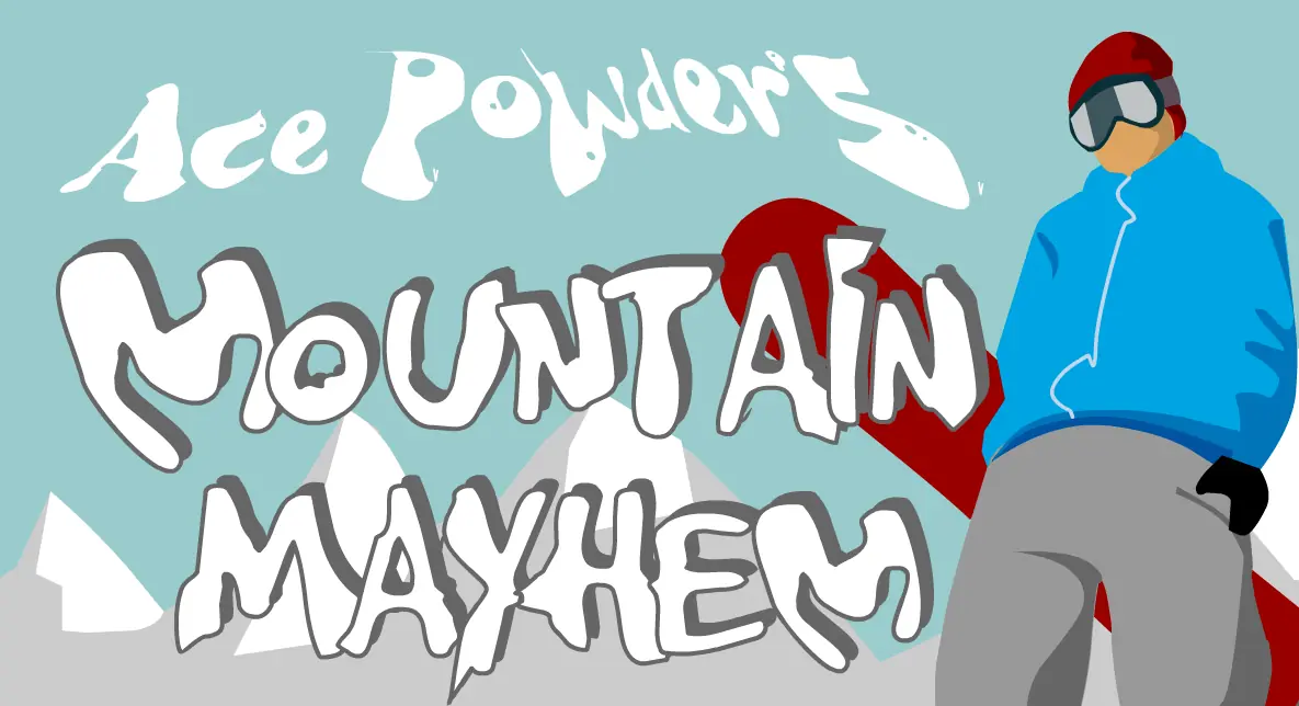 Ace Powder's Mountain Mayhem logo