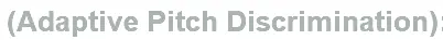 Adaptive Pitch Test logo