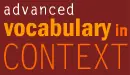 Advanced Vocabulary in Context logo