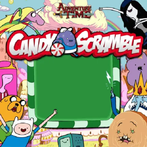 Adventure Time - Candy Scramble logo