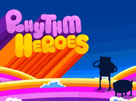 Adventure Time: Rhythm Heroes logo