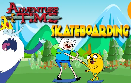 Adventure Time Skateboarding logo