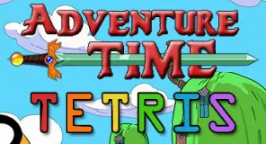 Adventure Time Tetris logo
