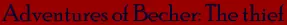 Adventures of Becher: The Thief logo