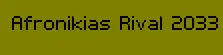 Afronikias Rival 2033 logo