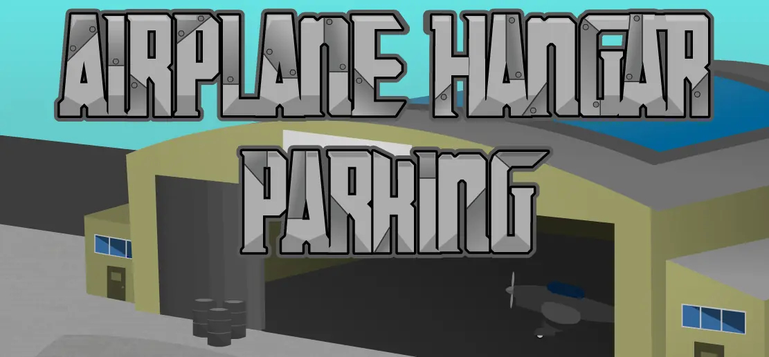 Airplane Hangar Parking logo