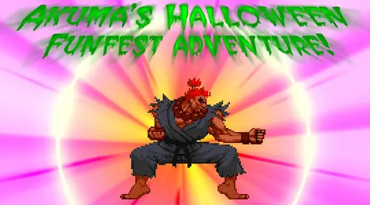 Akuma's Halloween Funfest Adventure! logo