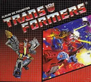 Álbum de Figurinhas Transformers logo