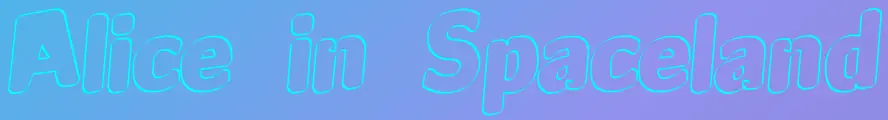 Alice in Spaceland logo