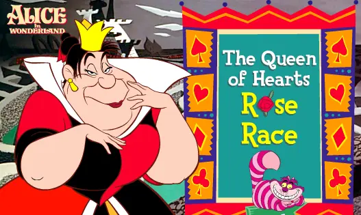 Alice in Wonderland: The Queen of Hearts Rose Race logo