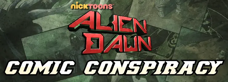 Alien Dawn: Comic Conspiracy logo