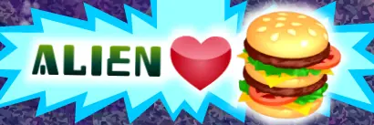 Alien Loves Hamburgers logo