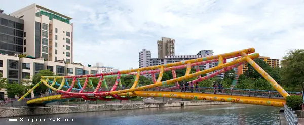 Alkaff Bridge - Singapore's Art Bridge Virtual Reality Image logo