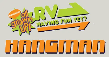 All Grown Up Hangman logo
