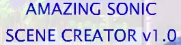 Amazing Sonic Scene Creator v1.0 logo