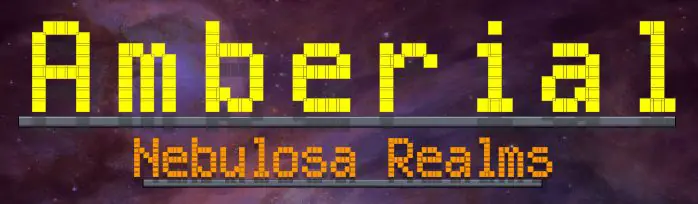 Amberial: Nebulosa Realms logo