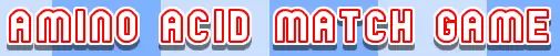 Amino Acid Match Game logo