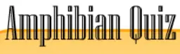 Amphibian Quiz logo