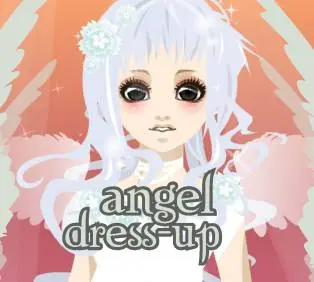 angel dress-up logo