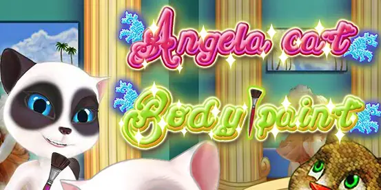 Angela Cat Body Paint logo