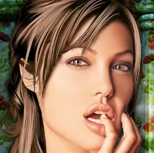Angelina Jolie Celebrity Makeover logo