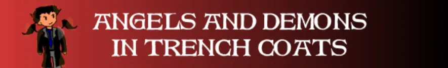 Angels and Demons in Trench Coats logo