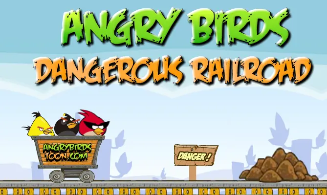 Angry Birds Dangerous Railroad logo