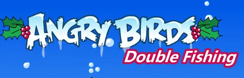 Angry Birds double fishing logo